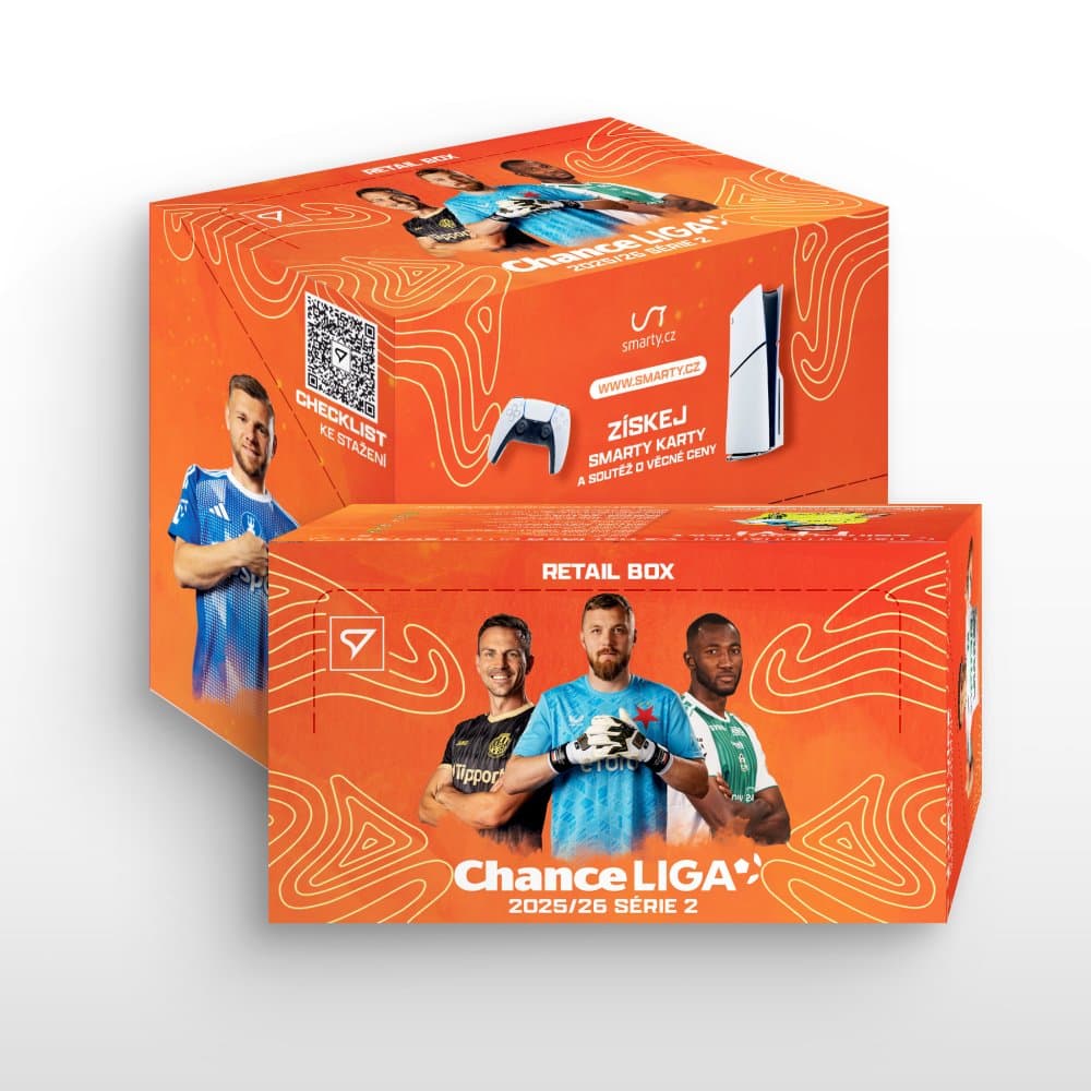 Retail box - fotbalové kartičky SportZoo Chance Liga 2025/26 - 2. série
