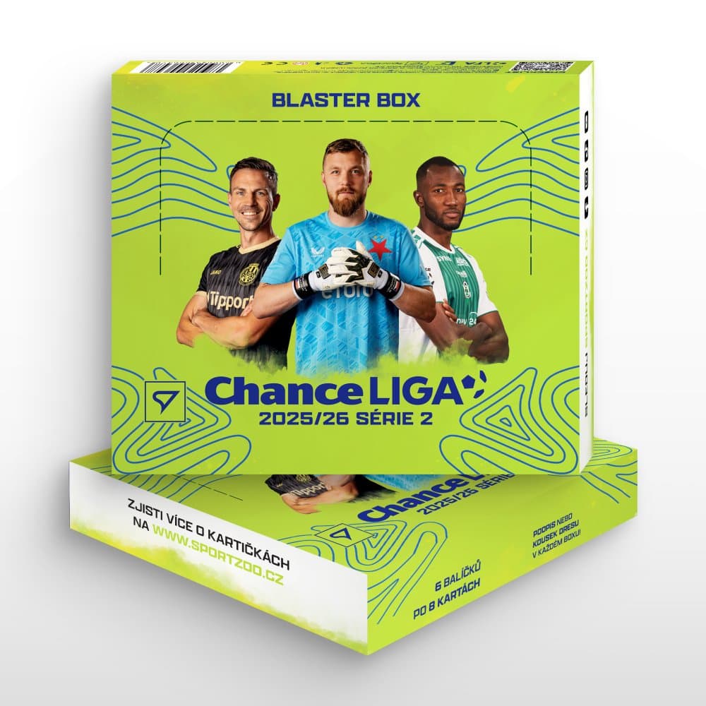 Blaster box - fotbalové kartičky SportZoo Chance Liga 2025/26 - 2. série