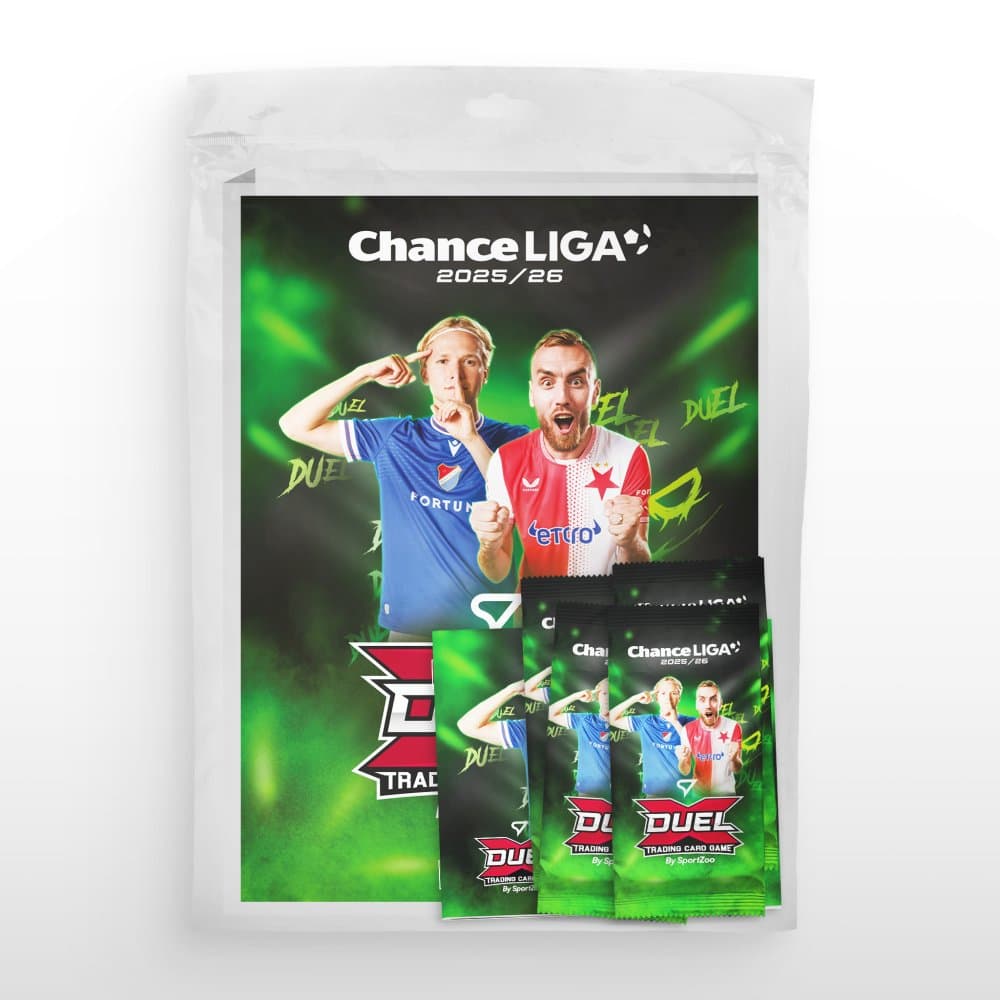 Startovací balíček - fotbalové kartičky SportZoo Chance Liga 2025/26 Duel