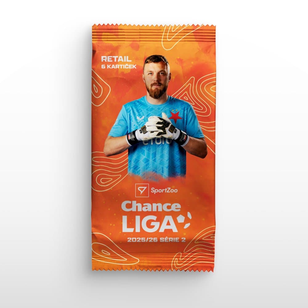 Retail balíček - fotbalové kartičky SportZoo Chance Liga 2025/26 - 2. série