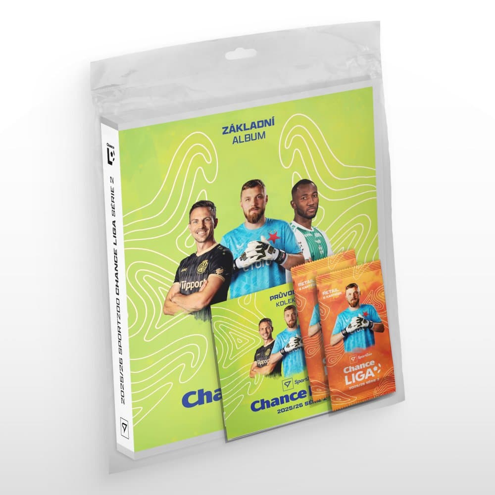 Startovací balíček - fotbalové kartičky SportZoo Chance Liga 2025/26 – 2. série