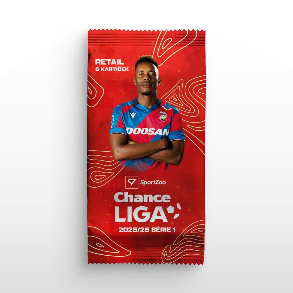 Retail balíček - fotbalové kartičky SportZoo Chance Liga 2025/26 - 1. série