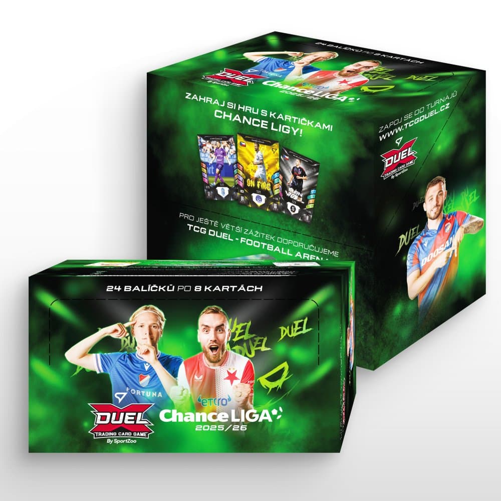 Retail box - fotbalové kartičky SportZoo Chance Liga 2025/26 Duel