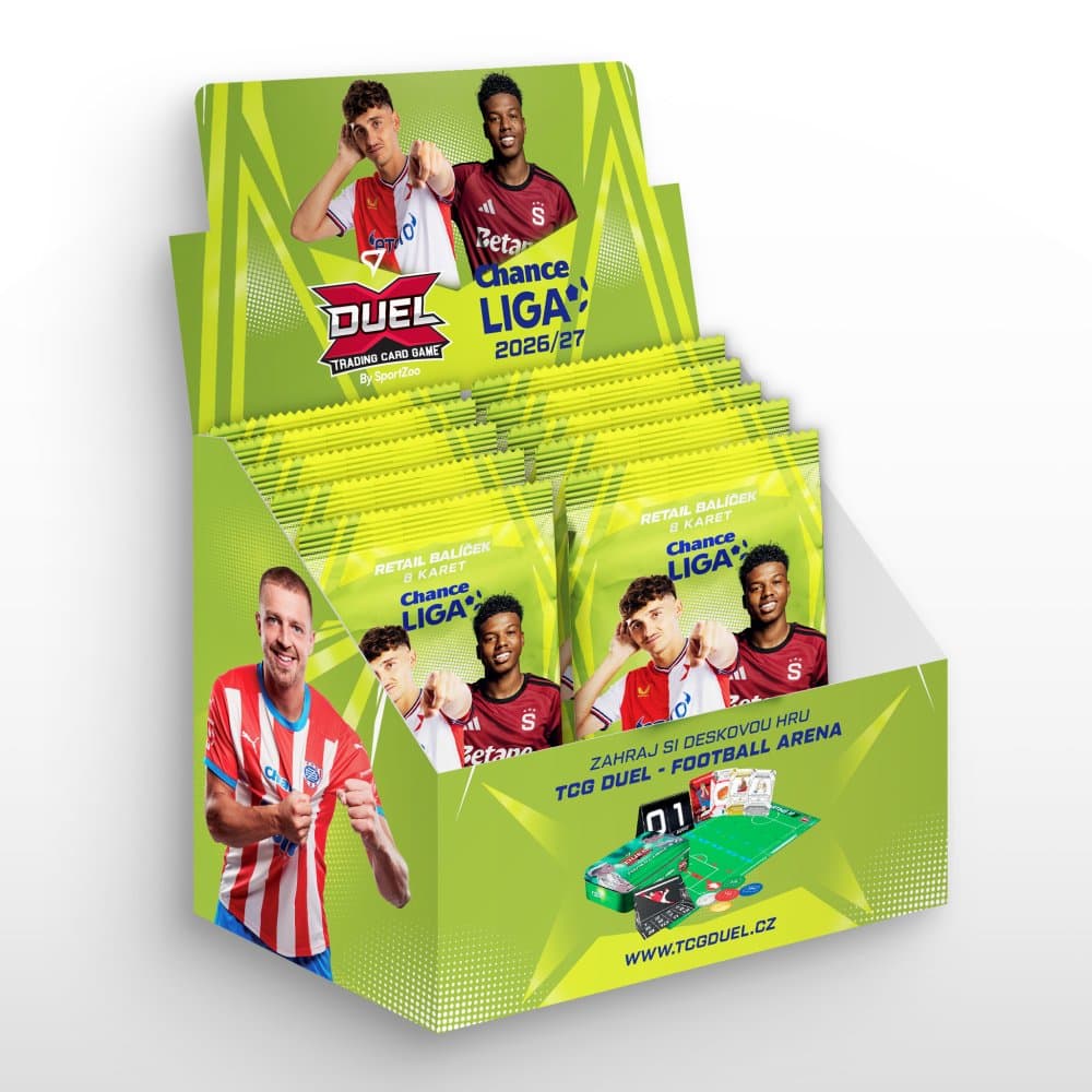Retail box - fotbalové kartičky SportZoo Chance Liga 2026/27 Duel